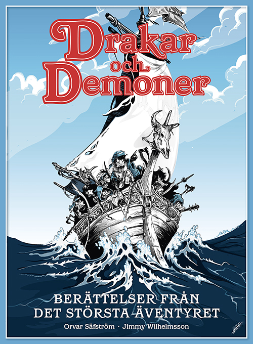 Framsidan för Boken om Drakar och Demoner från Fandrake.